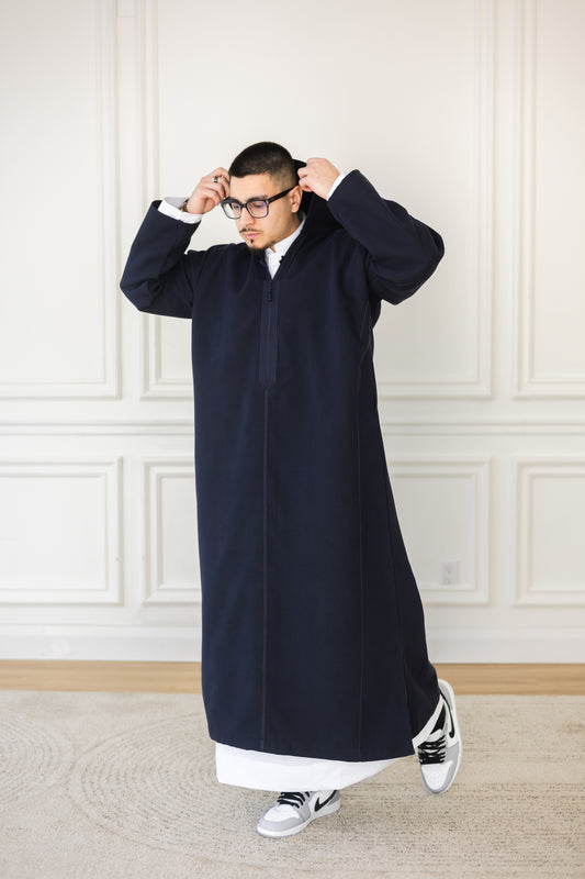 Night Navy Winter Djellaba