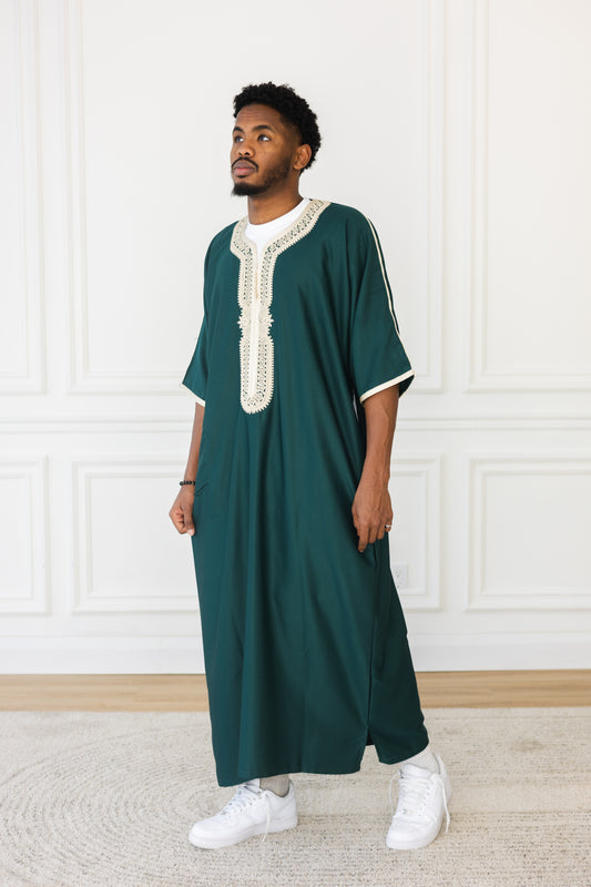 Emerald Ivory Gandoura