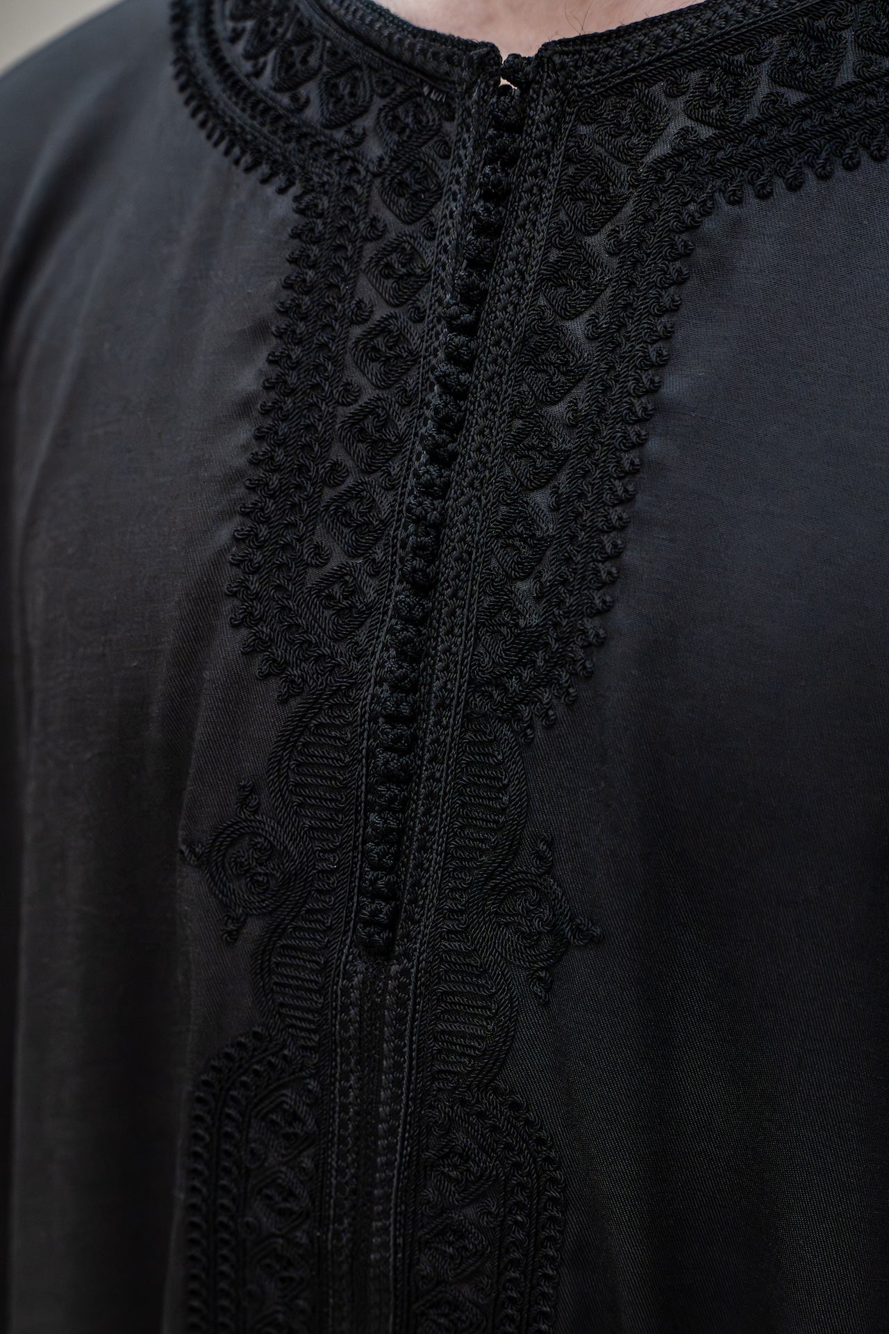 Midnight Black Kaftan