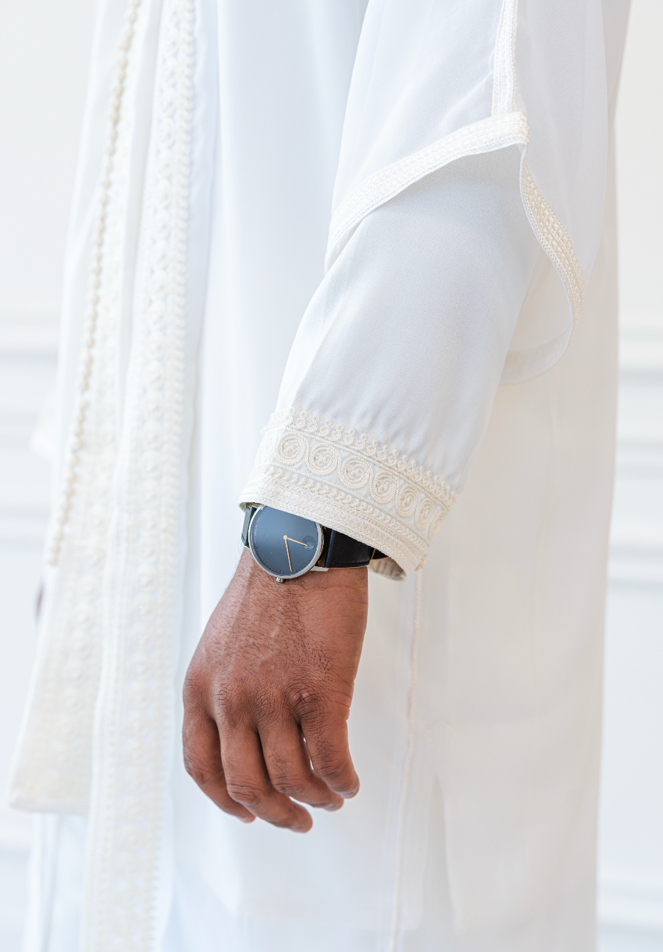 Luxury White Jalabiya