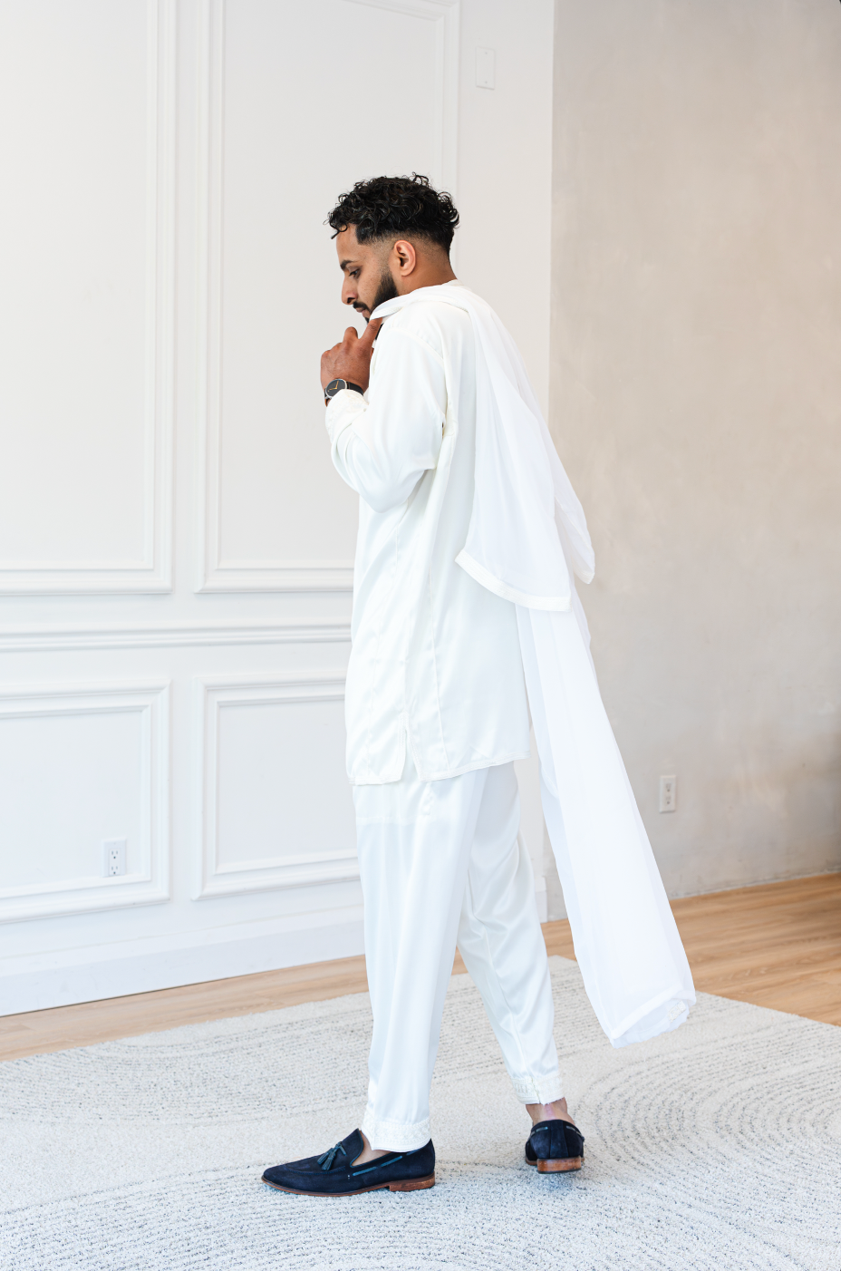 Luxury White Jalabiya