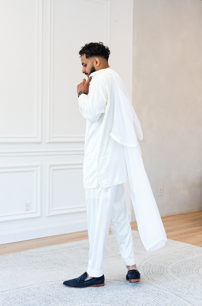 Luxury White Jalabiya